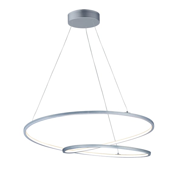 Et2 Cycle 1-Light 31.5" Wide Matte Silver Pendant Light E21327-MS - main
